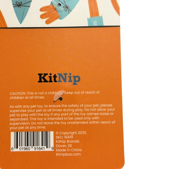 KitNip Kitty Cat STREET FOOD Interactive Wand Catnip Plush New Lot of 4 Cat Toys - Picture 10 of 16